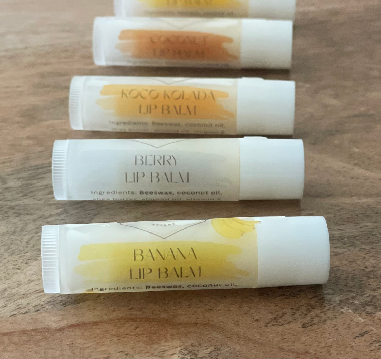 Natural lip balm, lip balm, beeswax lip balm, local lip balm