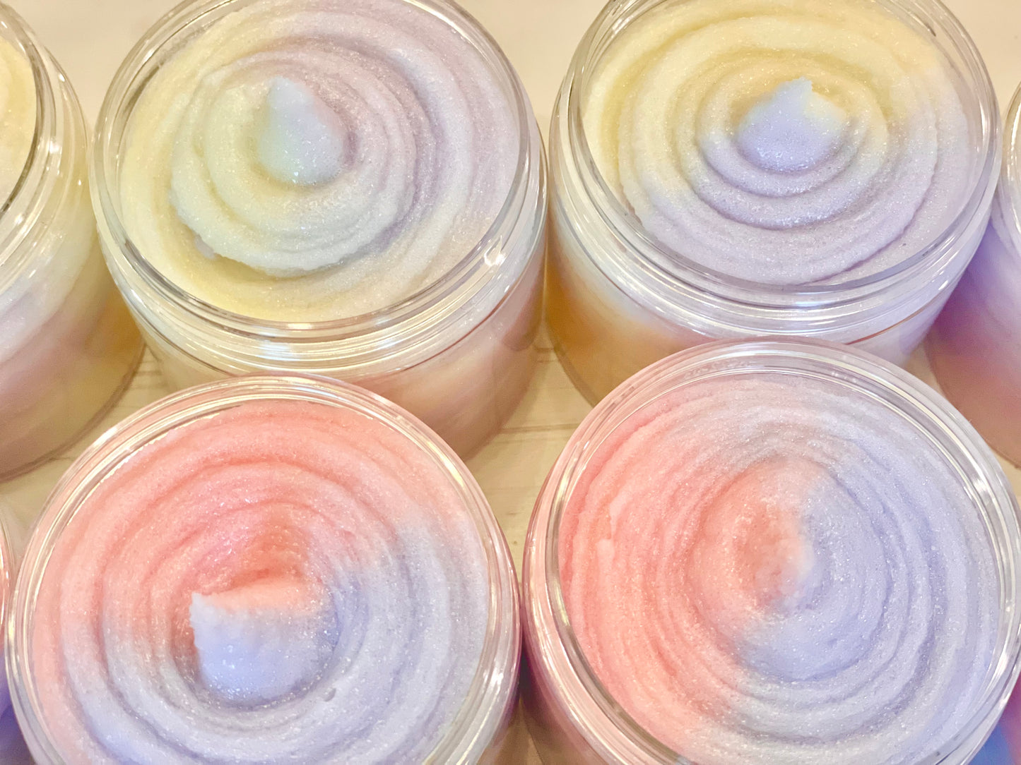 Lavender Lemonade Foaming Sugar Scrub | cleanse + polish