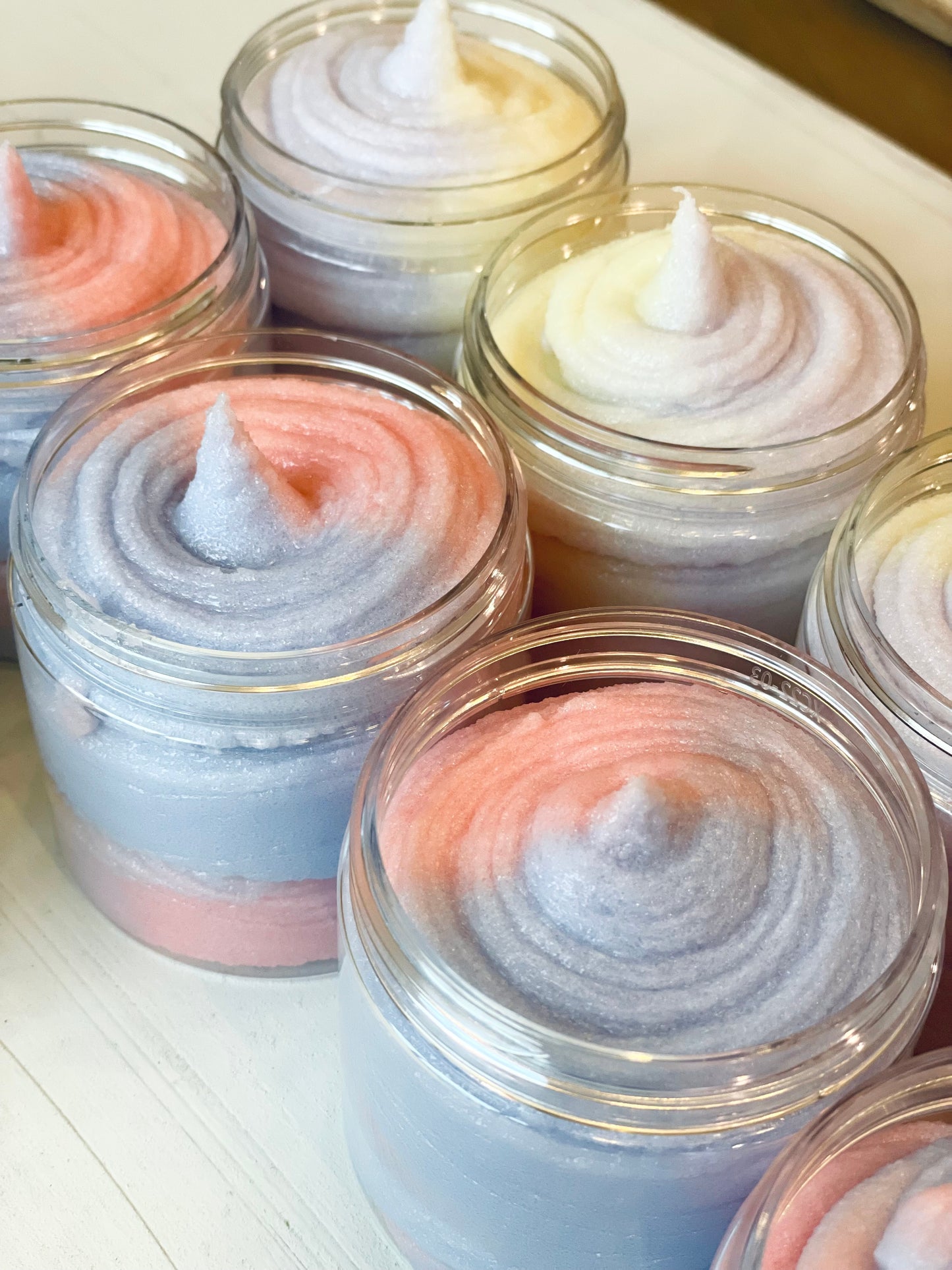 Lavender Lemonade Foaming Sugar Scrub | cleanse + polish