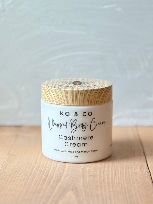 Cashmere Cream Body Butter | whipped shea + mango moisturizer for dry skin