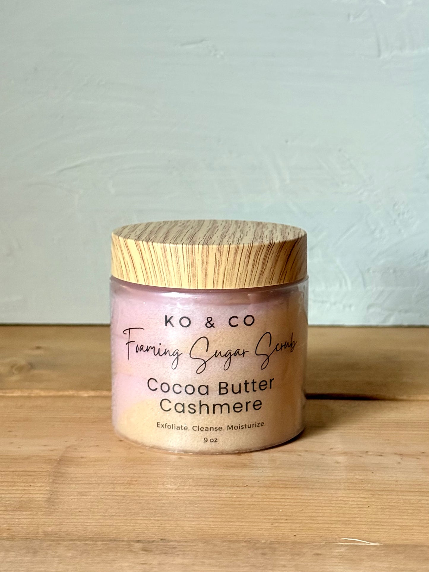 Cocoa Butter Cashmere Sugar Scrub | cleanse + polish