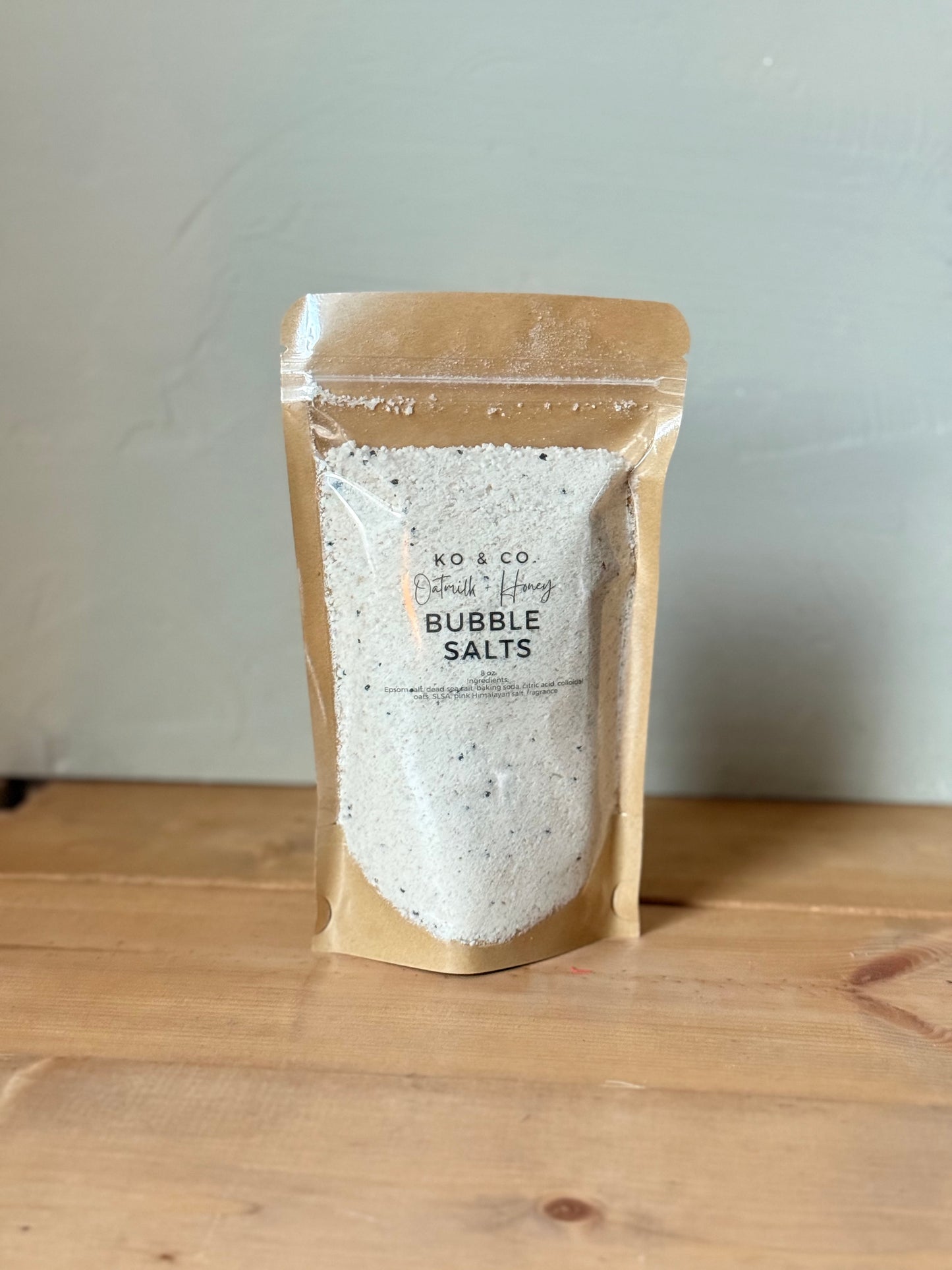Bubble Salt - Oatmilk & Honey