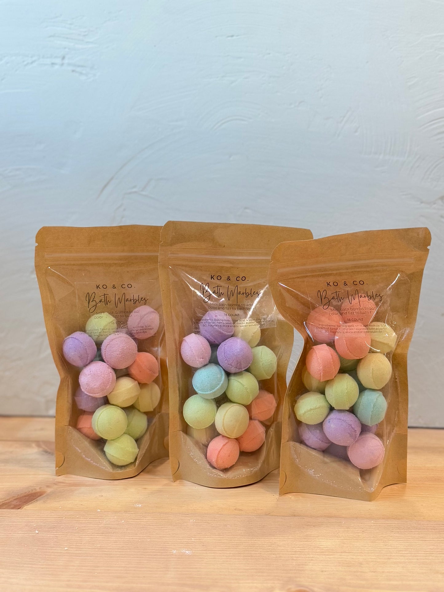 Bath Marbles | mini bath bombs
