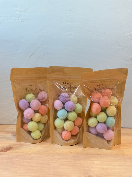 Bath Marbles | mini bath bombs