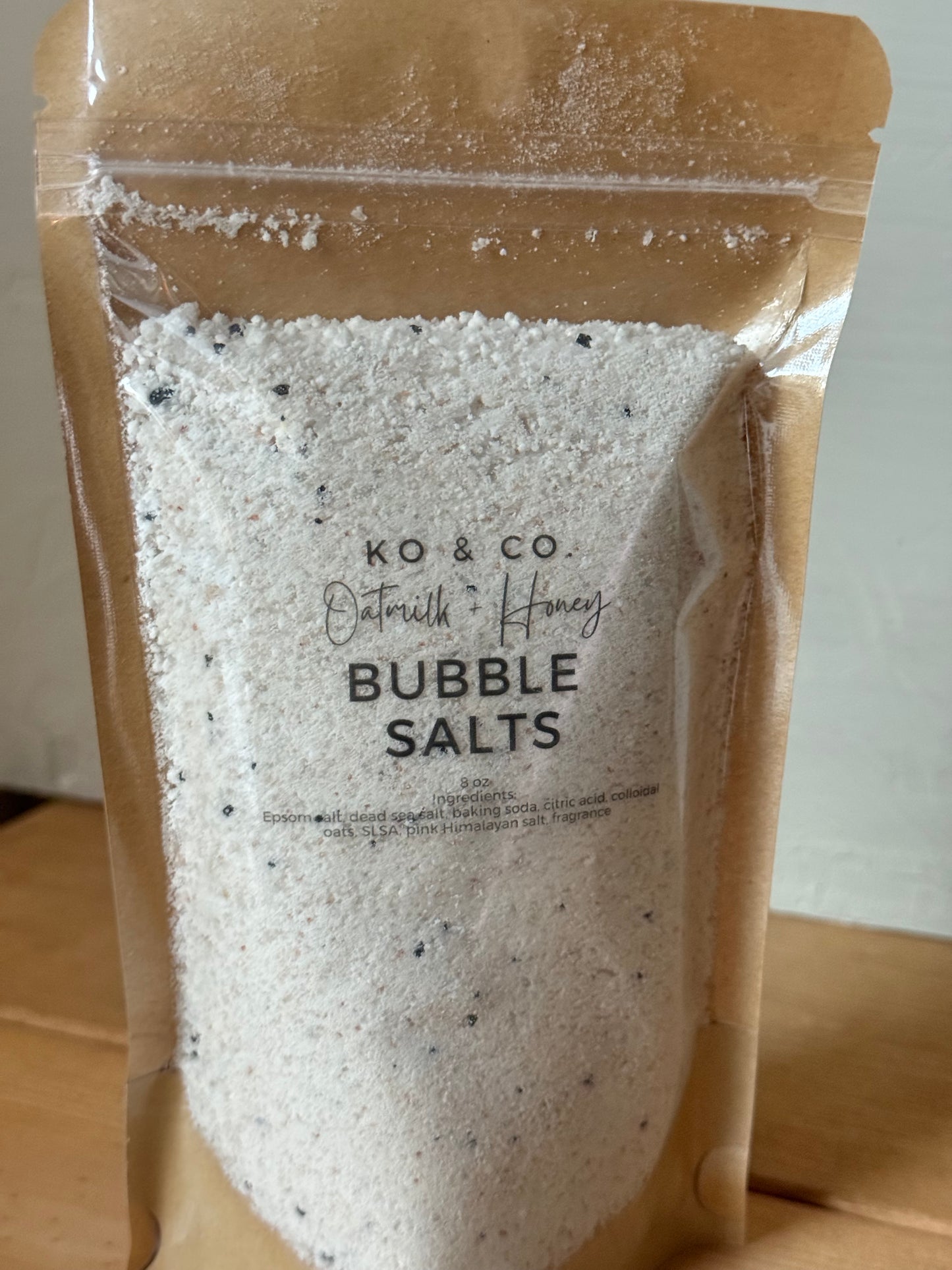 Bubble Salt - Oatmilk & Honey