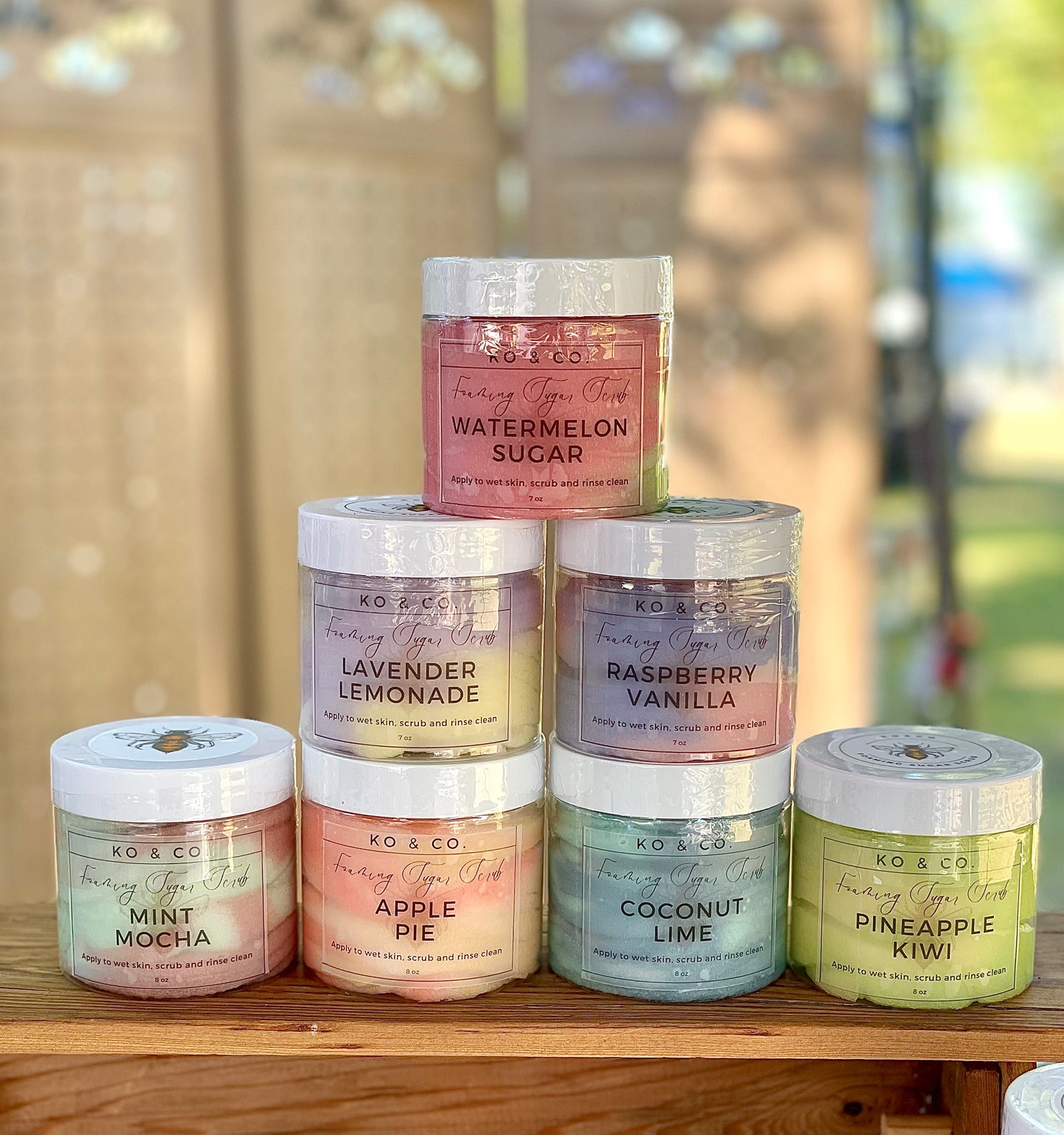 Pineapple Kiwi Sugar Scrub | cleanse + polish