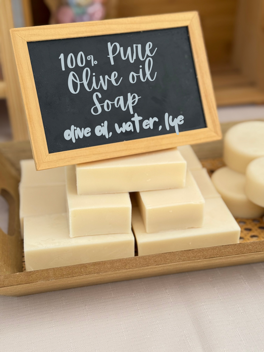 Stack of Olive oil soap 